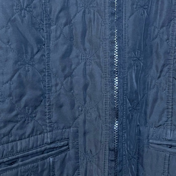 Susan Bristol multi media jacket black large Zipper pockets embroidered design - Picture 2 of 10